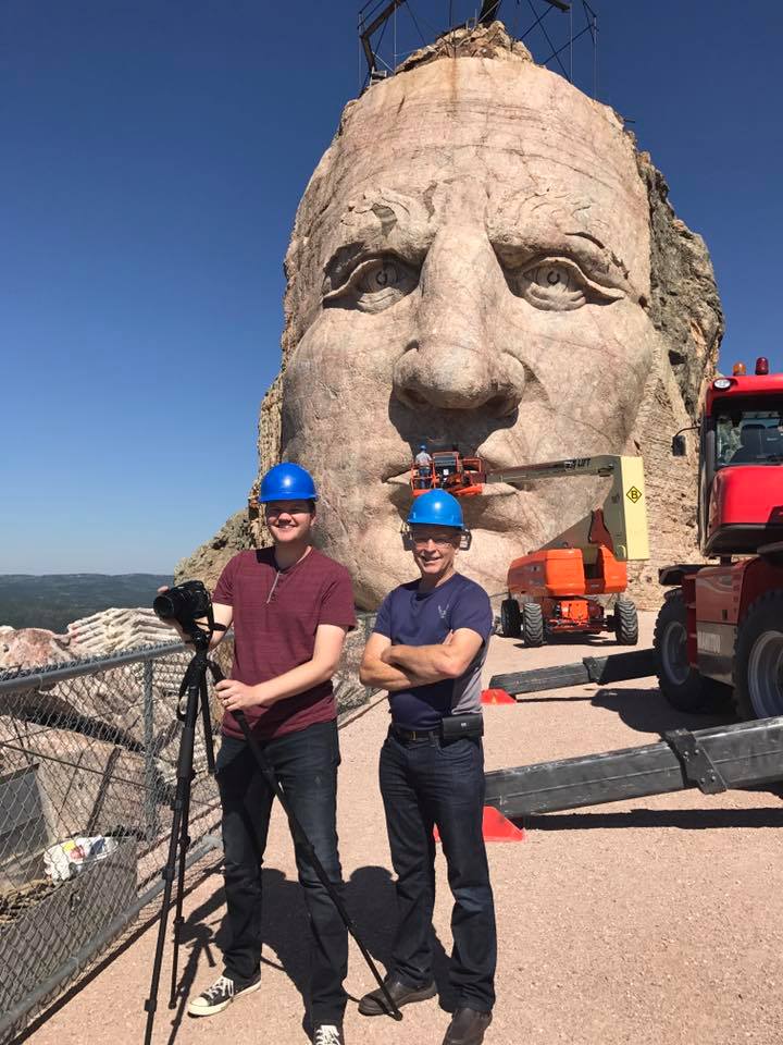 Our crew at the Crazy Horse Monument
